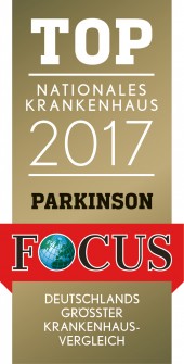 FOCUS-Klinikliste 2017: Parkinsonklinik Beelitz-Heilstätten erneut unter Deutschlands TOP-Kliniken