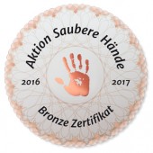 Radeburg erhält Bronzezertifikat bei der „Aktion saubere Hände“