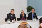 Pressegespräch Mehr Zukunft Potsdam/ Potsdam-Mittelmark: Im Fokus die jüngst gewonnenen Kampagnen-Botschafter Kerstin Drescher und Henry Kniesche